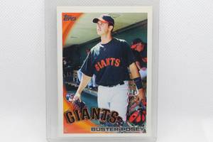 lot 61 image: Buster Posey Rookie 2010 Topps No. 2
