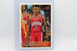 lot 71 image: Allen Iverson Rookie 1996 Topps No. 171