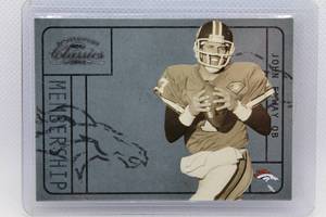 lot 82 image: John Elway 2004 Donruss Classicls Membership No. M-13 Numbered 5981000