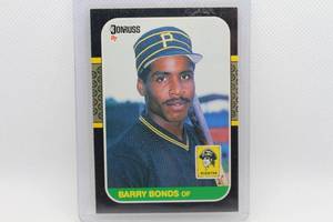 lot 89 image: Barry Bonds Rookie Donruss 87 No. 361
