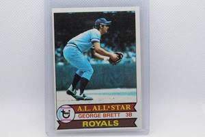 lot 92 image: George Brett 1979 Topps A.L. All-Star No. 330