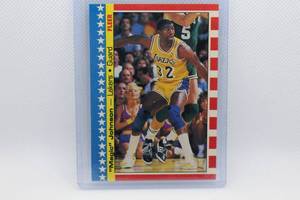 lot 101 image: Magic Johnson 1987 Fleer Sticker No. 1 of 11