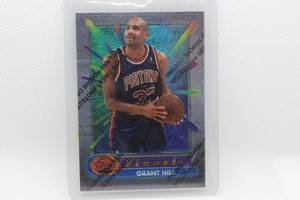 lot 108 image: Grant Hill Rookie 1995 Topps Finest No. 240