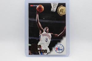 lot 112 image: Allen Iverson Rookie 96-97 NBA Hoops No. 295