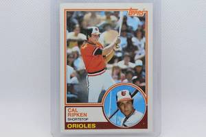 lot 121 image: Cal Ripken 1983 Topps No. 163