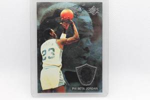 lot 128 image: Michael Jordan Phi Beta Jordan Upper Deck SP No. J15