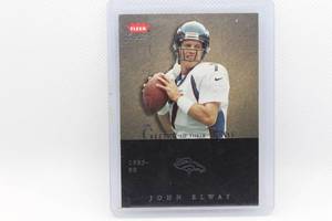 lot 142 image: John Elway 2004 Fleer Glory of the Game No. 21 GOT