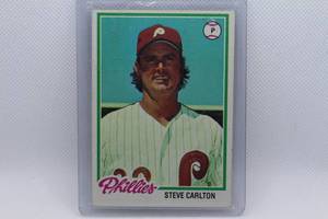 lot 147 image: Steve Carlton 1978 Topps No. 540
