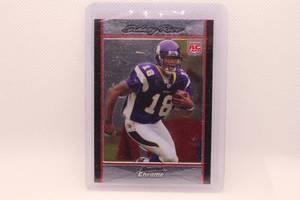 lot 153 image: Sidney Rice Rookie 2007 Topps Chrome No. BC79
