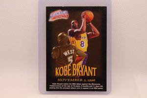 lot 159 image: Kobe Bryant Fleer 97-98 Million Dollar Moments No. 31 of 50