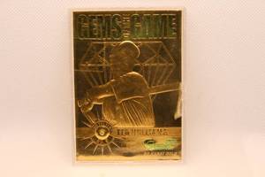 lot 161 image: Ted Williams 23 Karat Gold Gems of the Game Numbered 8561998