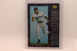 lot 170 image: Alex Rodriguez Rookie 1994 Upper Deck Star Rookies No. 24