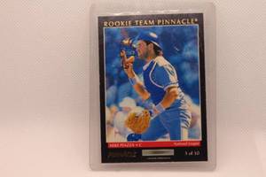 lot 177 image: Mike Piazza & Jesse Levis 1993 Score Rookie Team Pinnacle No. 3 of 10