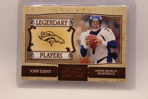 lot 180 image: John Elway 2007 Donruss Legendary Players No. LP-28 Numbered 8071000