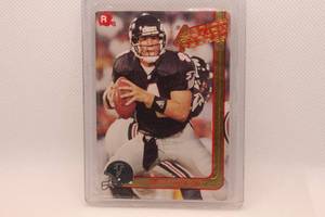 lot 181 image: Brett Favre Rookie 1991 Hi-Pro Action Packer No. 21