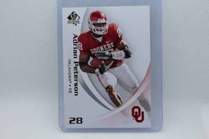 lot 184 image: Adrian Peterson 2010 Upper Deck SP Authentic No. 3