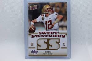 lot 189 image: Matt Ryan 2010 Upper Deck Sweet Swatches Patch No. SSW-58