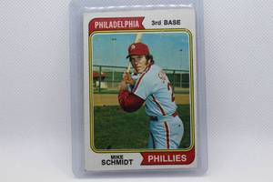 lot 195 image: Mike Schmidt 1974 Topps No. 283