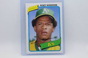 lot 207 image: Rickey Henderson 2006 Topps No. 482