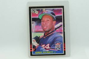lot 218 image: Kirby Puckett Rookie Donruss 85 No. 438