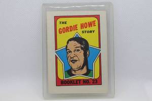 lot 221 image: 1971-72 Topps The Gordie Howe Story Booklet No. 23