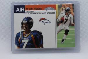lot 223 image: John Elway Fleer 2002 Air to the Throne No. 15 of 20
