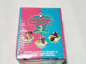lot 4 image: Unopened Upper Deck Comic Ball 3 Trading Cards Box 1992