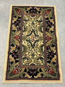 Beautiful Grand Legacy 2 x 3 Olefin and Cashmere Celebration IvoryBlack Area Rug
