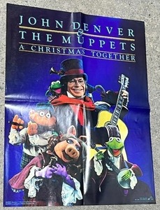 Vintage John Denver & The Muppets A Christmas Together Poster (17 x 22)