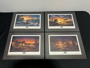 Set of 4 Terry Redlin (12 x 16) Museum & Foundation Prints