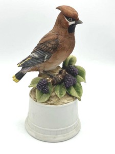 Vintage Lefton China Waxwing Bird KW5158 (8.5 Tall)