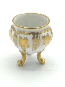 Vintage French 3-Footed Porcelain Egg Holder