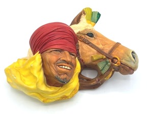 Vintage 1960s Bossons England Chalkware Lords of the Desert