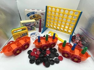 Vintage Toy Lot #2 - Connect Four  Boomerings Links  Checkers and More