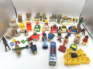 Vintage Toy Lot #5 - Fisher Price  Play Mobil  Building Blocks and More