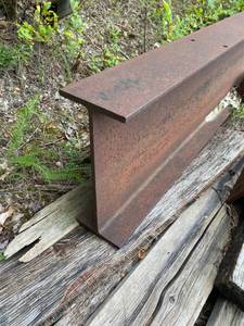 lot 3 image: Steel Beams and Railroad Track