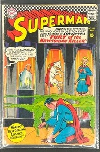 lot 12 image: SUPERMAN #195, #196, #205, #208 SUPERMAN DC NATIONAL COMICS