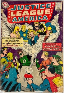 lot 15 image: JUSTICE LEAGUE OF AMERICA #21, #31, #40, #56 SUPERMAN DC NATIONAL COMICS