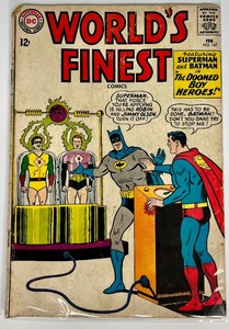 lot 18 image: WORLDS FINEST #147, #159, #163, #160 SUPERMAN DC NATIONAL COMICS