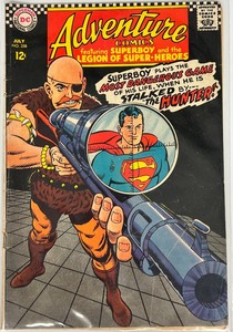 lot 19 image: ADVENTURE COMICS featuring SUPERBOY and the LEGION OF SUPER-HEROS #358, #353, #319, #360, #365, #366, #377, #372, #371 SUPERMAN DC NATIONAL COMICS