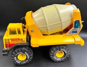 lot 42 image: Vintage Steel TONKA Cement Mixer Truck