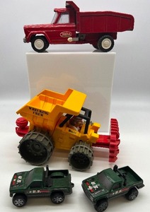 lot 46 image: Assorted Vintage Steel TONKA Trucks and More