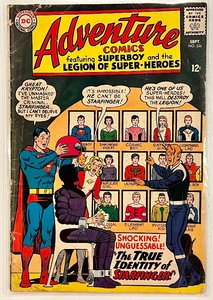 lot 25 image: ADVENTURE COMICS featuring SUPERBOY and the LEGION OF SUPER-HEROS #336, #338, #339, #340, #342, #343, #353, #352, #346 SUPERMAN DC NATIONAL COMICS