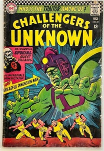 lot 33 image: CHALLENGERS OF HE UNKNOWN #53, Collectors Issue of WEREWOLF, SHOWCASE INFERIOR FIVE #62, HTE NEW INFERIOR 5 #8, BLACKHAWK #227, ARMY AT WAR FEATURING SGT ROCK #198 SUPERMAN DC NATIONAL COMICS