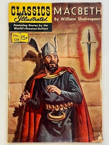 lot 36 image: CLASSICS ILLUSTRATED MACBETH By WILLIAM SHAKESPEARE #128, MAD MAGAZINE #188 THE BIONIC WOMAN, MAD MAGAZINE SUPER SPECIAL NUMBER NINETEEN, BOB HOPE #100