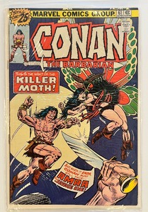 lot 50 image: CONAN THE BARBARIAN #61, #62, #64, #65  MARVEL COMICS GROUP