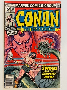 lot 52 image: CONAN THE BARBARIAN #89, #90, #92, #93, #94, #95 MARVEL COMICS GROUP