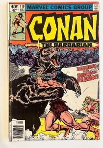 lot 56 image: CONAN THE BARBARIAN #110, #115, #118, #120, #122, #123, #124, #125 MARVEL COMICS GROUP