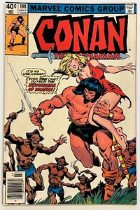 lot 59 image: CONAN THE BARBARIAN #128, #129, #130, #135, #136, #137, #138, #139 MARVEL COMICS GROUP