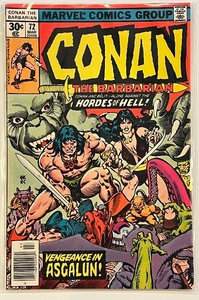 lot 61 image: CONAN THE BARBARIAN #72, #77, #82, #83, #84, #86 MARVEL COMICS GROUP